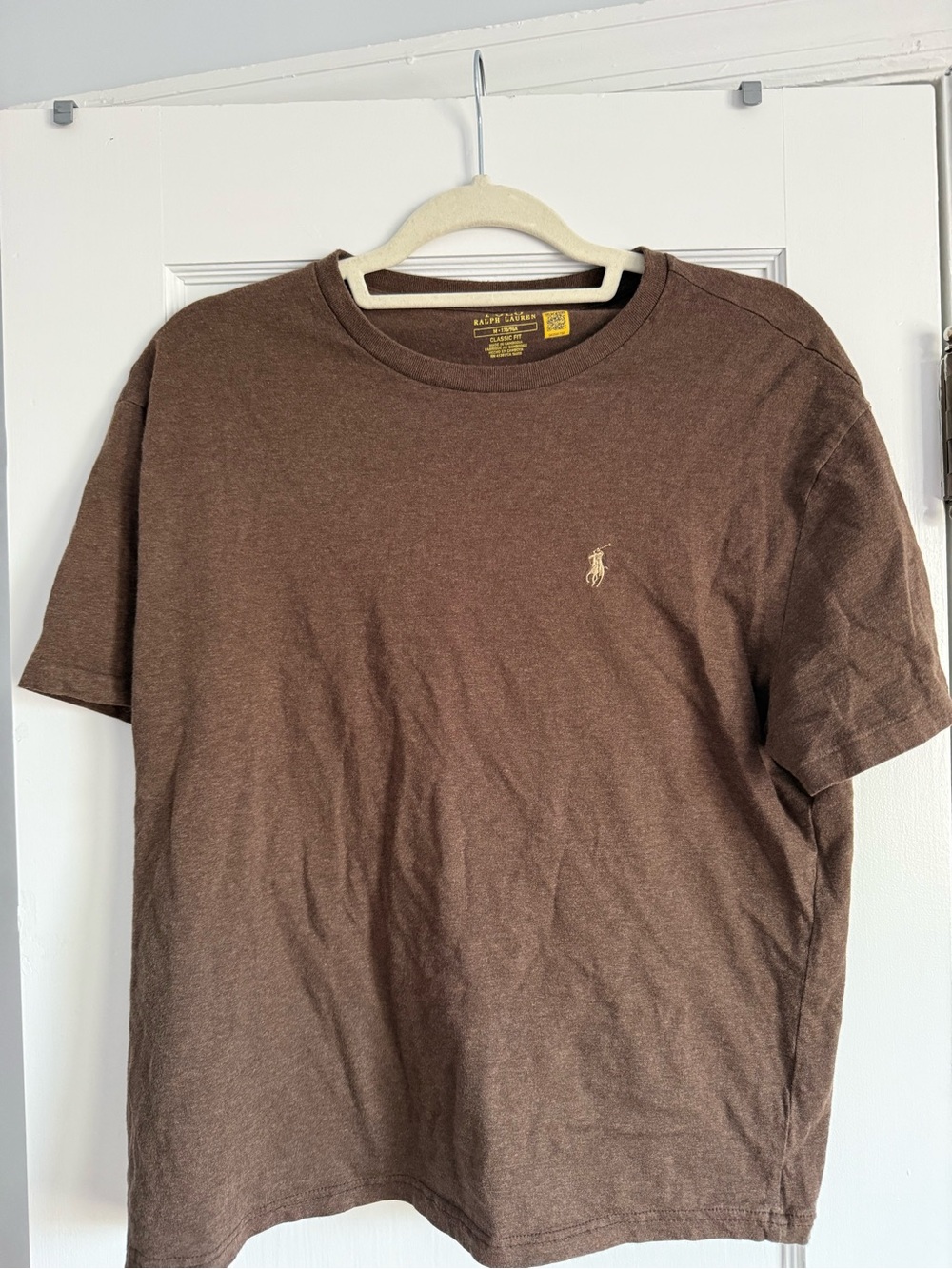 Polo by Ralph Lauren Brown Short Sleeve Crewneck Tee